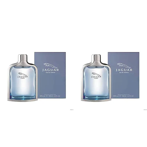 Vista 5 de Jaguar Classic Blue by Jaguar - Eau de Toilette en espray para hombre, 3.4 onzas