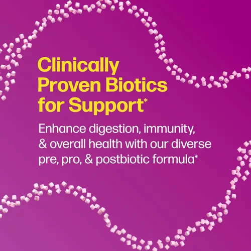 Vista 5 de Culturelle® Complete 3 en 1 Biotics Mini-Chews Probiótico diario para la salud digestiva con prebióticos y postbióticos para el equilibrio