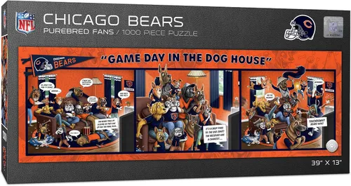 Vista 30 de YouTheFan NFL Game Day in The Dog House - Rompecabezas de 1000 piezas