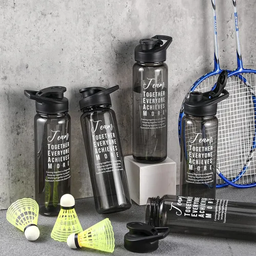 Vista 4 de Pinkunn 12 Pcs Employee Appreciation Gifts Thank You Water Bottles Bulk 24 oz Team Inspirational Gifts Reusable Plastic Sports Bottles with Lids for