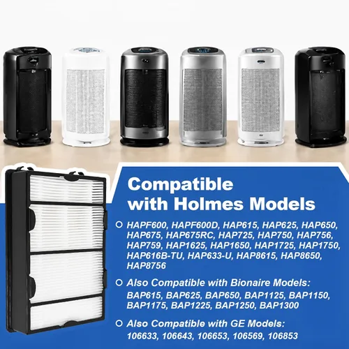 Vista 2 de Filtro HAPF600 compatible con Holmes HAPF600D HAP615 HAP625 HAP650 HAP675RC HAP725 HAP750 HAP1625 HAP1650 HAP1725 HAP1750 HAPF600 B 106773 Filtro