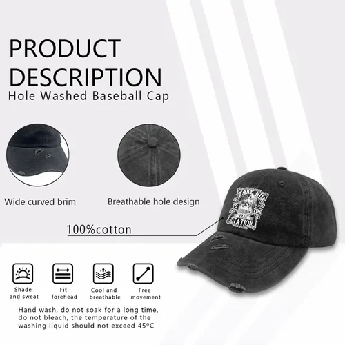 Vista 7 de Dad Hat Take him to The Train Station Dad Hat, Vintage Hats for Women