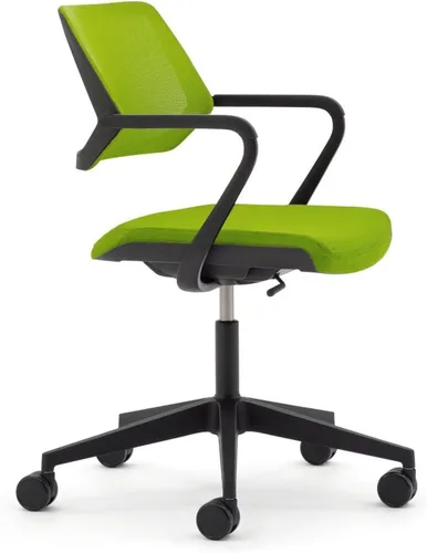 Vista 13 de Steelcase Silla QiVi, tela azul Jay
