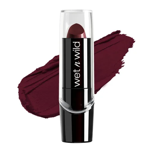 Vista 26 de wet n wild - Lápiz labial con acabado sedoso, color labial hidratante rico y acumulable, formulado con vitaminas A, E y macadamia para una Un breve
