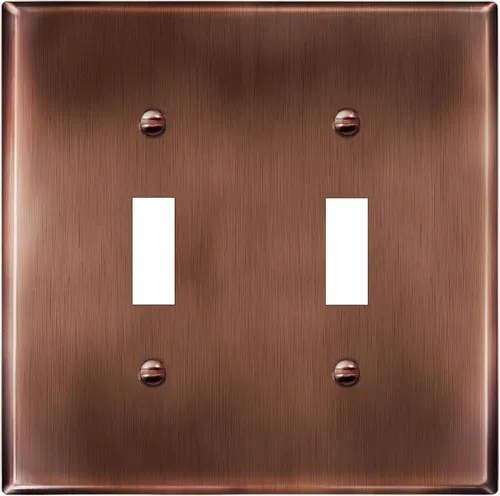 Vista 16 de LIDER Placa de Pared de Metal para Interruptor de Luz de Palanca, Cubierta de Interruptor de Acero Inoxidable, Resistente a la Corrosión