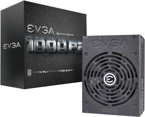 Vista 13 de EVGA Supernova 1200 P2 80+ Platinum, 1200W Modo ECO Totalmente Modular NVIDIA SLI y Crossfire Ready, 10 años de garantía, Fuente de alimentación