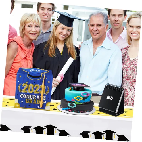 Vista 5 de Caja de tarjetas de graduación, caja de tarjetas de felicitaciones para clase de 2024, caja para tarjetas de graduación para suministros de fiesta