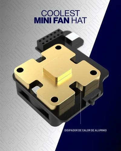 Vista 5 de Argon Poly+ Funda para Raspberry Pi 4 - Ventilador PWM, disipador de calor, parte superior extraíble