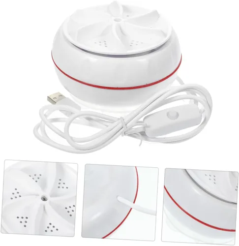 Vista 2 de DOITOOL Mini lavadora portátil con carga USB para ropa interior y calcetines de viaje, ropa interior y calcetines, ligera y compacta con diseño