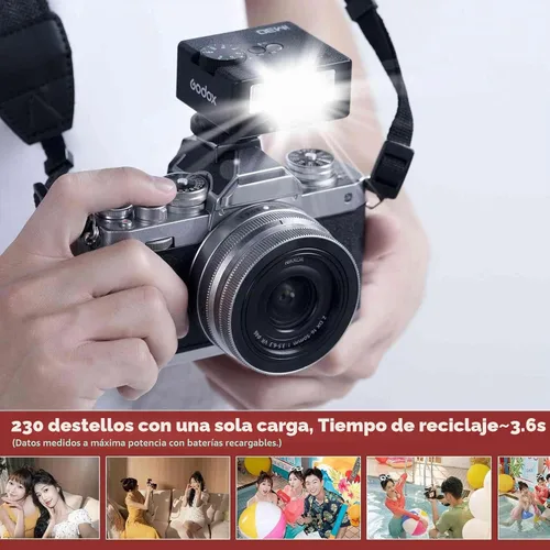 Vista 8 de Godox iM30 Mini Flash para Canon/Sony/Fujifilm/Nikon/Panasonic/Olympus