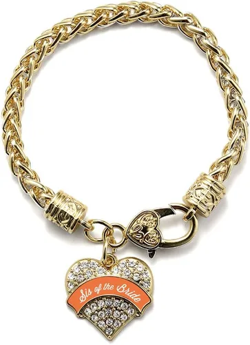Vista 104 de Inspired Silver - Pulsera de plata con dije de corazón pavé con circonitas cúbicas