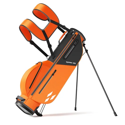 Vista 13 de Bolsa de Golf con Soporte Junior - Bolsa de Golf Juvenil para Edades 6-14, Bolsa de Golf con Soporte Ligera para Niños