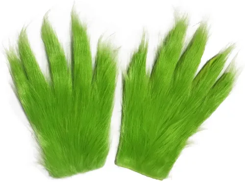 Vista 4 de WPOZD Guantes de cosplay de Navidad, guantes de Papá Noel, guantes de disfraz de Navidad, accesorios de disfraces para adultos y niños