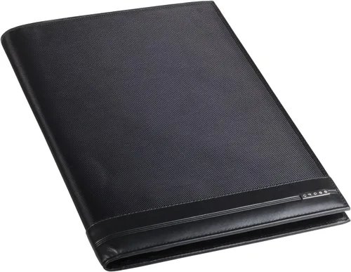 Vista 5 de Cross Carpeta de nailon y cuero genuino para portafolio, organizador de documentos tamaño A4 y tarjetero de presentación/soporte para bolígrafo