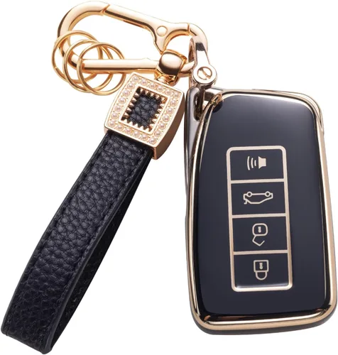 Vista 10 de Funda para llavero Benz, cordón de cuero con protección para llave inteligente, compatible con Clase A, Clase C, Clase G, Clase E y Clase S 2017-2021