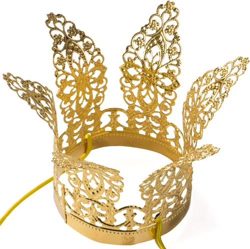 Vista 3 de Tigerdoe Kings Crown - Corona de rey real y corona de princesa - Accesorios de disfraz de reina