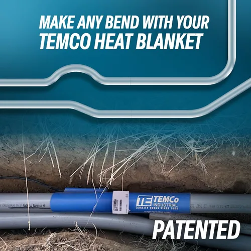 Vista 6 de TEMCo TH4003 - Dobladora de manta térmica de conducto de PVC 3 1/2"-4
