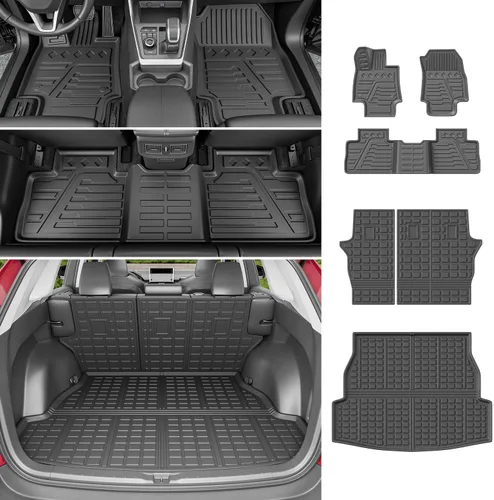 Vista 24 de powoq - Alfombrilla de suelo de 6 asientos compatible con Jeep Grand