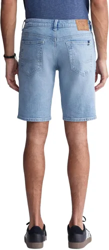 Vista 3 de Buffalo David Bitton Pantalones cortos de mezclilla rectos y relajados para hombre
