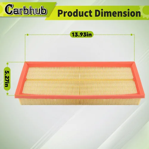 Vista 4 de Carbhub 2730940404 1120940004 Filtro de aire Reemplazo para Mercedes-Benz S400 CLK320 GLK350 SL550 CLS550 E350 E550 R350 SLK300 C230 Filtro de aire