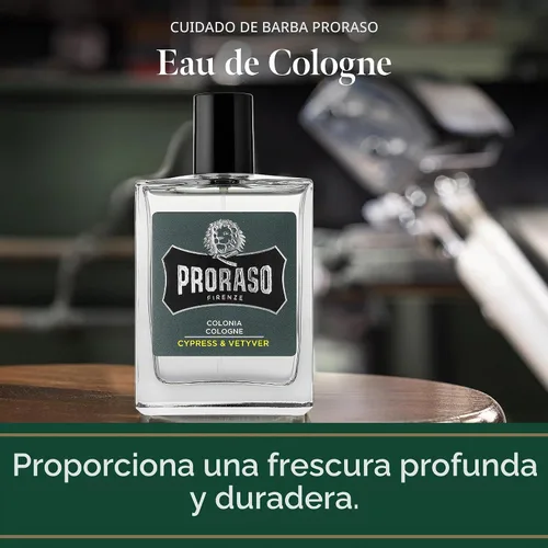 Vista 4 de Proraso Eau De Colonia, Ciprés y Vetyver, 3.4 Fl Oz