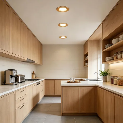 Vista 7 de LTBLIGHT - Paquete de 12 luces empotrables regulables de grano de madera de 4 pulgadas, 5CCT 1200LM Canless wafer downlight,12W=150W energy
