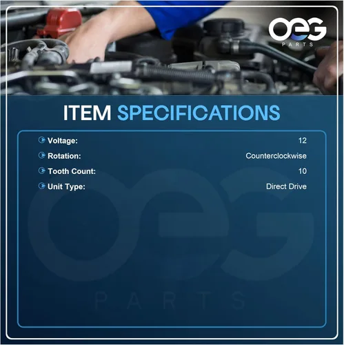 Vista 3 de OEG Piezas Nuevo Arrancador Compatible Con Motor Fuera de Borda Marino OMC Evinrude Johnson 200-300HP 1988-2011 391511, 396235, 397023, SAB0029