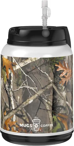 Vista 2 de Mugs N Coffee Taza NextCamo de 64 onzas con popote reutilizable, sin BPA, fabricada en los Estados Unidos