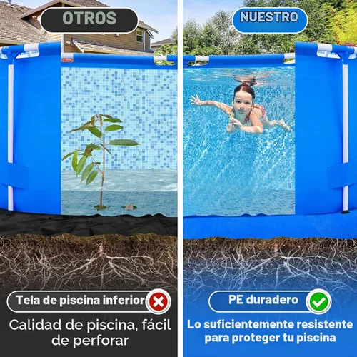 Vista 2 de Aulock Almohadillas de piscina de 16.4 x 16.4 pies para piscina sobre