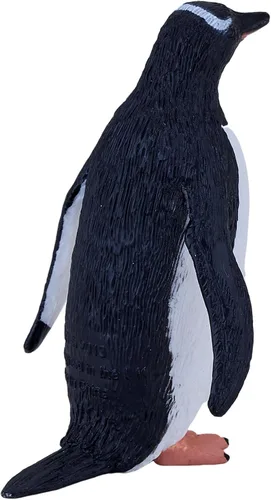 Vista 5 de MOJO Pingüino Gentoo Figura de juguete pintada a mano Colección de vida silvestre Fiel a la vida y altamente detallada Diseñado en Reino