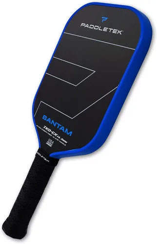 Vista 9 de Paddletek Bantam TKO-CX - Paletas de pickleball de 0.563 in con núcleo de panal de polímero - Fibra de carbono unidireccional - Peso torsional