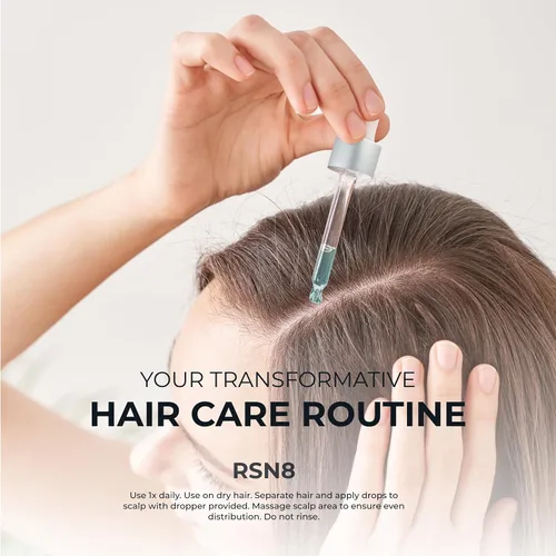 Vista 6 de Hairmax Suero nutritivo para el crecimiento del cabello para mujeres y hombres, promueve un cabello más grueso y fuerte con 47 aceites esenciales
