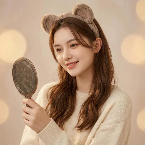Vista 2 de Animal Ears Design Headbands for Women, Costume Hair Accessories for Birthday, Holiday, Party, Cosplay & Daily Wear