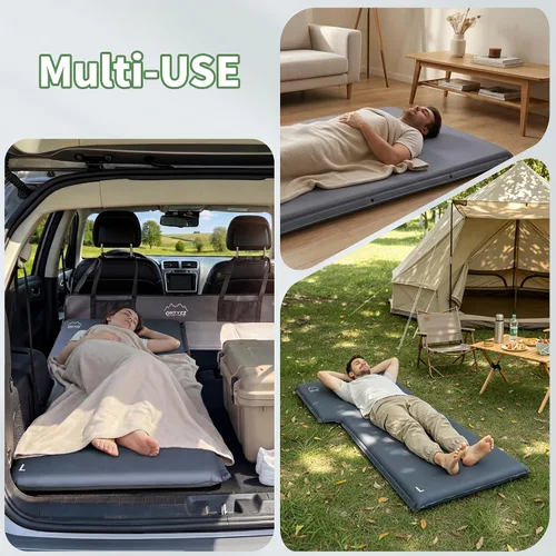 Vista 2 de ONTYZZ Colchón de aire SUV con placa de extensión de colchón de asiento trasero de automóvil para automóvil, SUV, camión, hogar