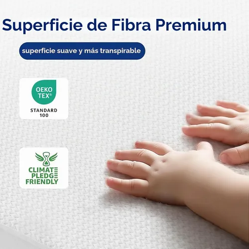 Vista 2 de TASTELIFE Protector de Cama Gemela Impermeable, Funda de Colchón Ultra Suave y Transpirable con Bolsillo Profundo Ajustable de hasta 8"-21