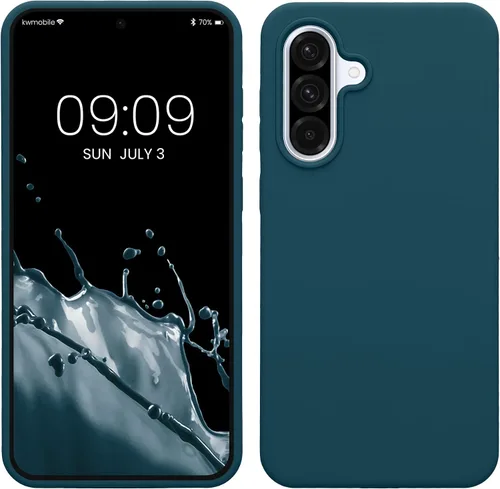 Vista 57 de kwmobile Funda Compatible con Samsung Galaxy A14 5G - Funda de teléfono de TPU y silicona con acabado suave - Verde Lima