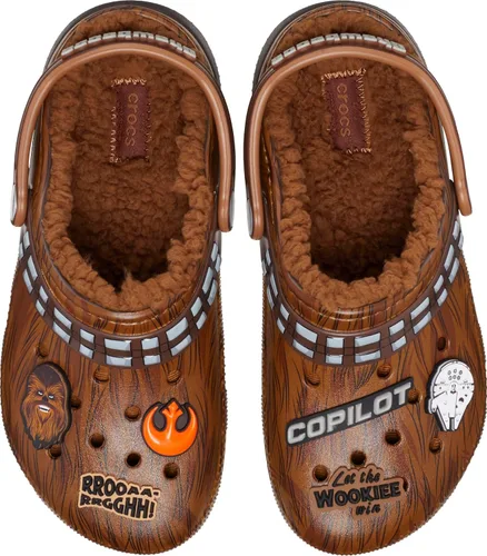 Vista 4 de Crocs Zuecos clásicos unisex con forro de Star Wars Chewbacca