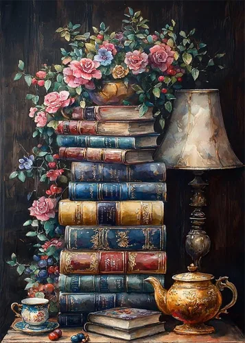 Vista 22 de Kits de pintura de arte de diamante de pájaros RYMILIE para adultos, pinturas de lunares de diamante para principiantes, pintura redonda 5D