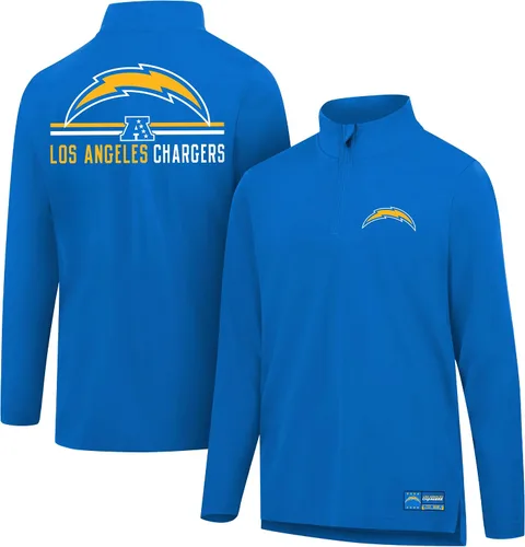 Vista 84 de Ultra Game Men's NFL Official Super Soft Quarter Zip Long Sleeve T-Shirt