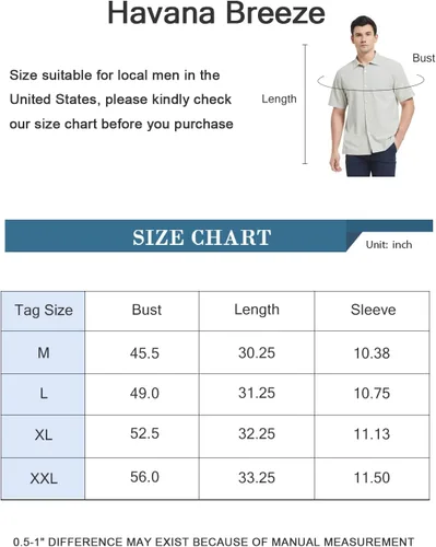 Vista 6 de Havana Breeze Camisas hawaianas de seda y algodón con botones para hombre, estilo casual, tropical, para la playa