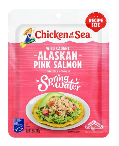 Vista 17 de Pollo del mar sin piel y sin hueso Pacífico ahumado salmón, bolsa de 3 onzas (paquete de 12)