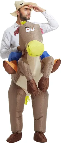Vista 3 de Toloco, disfraz inflable Disfraz para adultos o niños Disfraz para Halloween, L