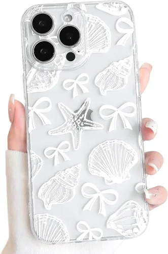 Vista 62 de NITITOP Funda para iPhone 13 Clear Sea Animal - Pez negro Pescado Negro