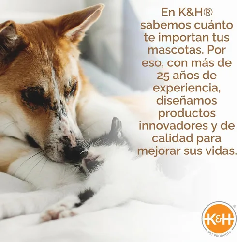 Vista 9 de K&H PET PRODUCTS K & H PET PRODUCTOS MET WEARD WEADER TAN PEQUEÑO 8,5 x 9 pulgadas