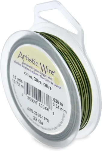 Vista 30 de Artistic Wire, Alambre de cobre de color chapado en plata de calibre 18, resistente al deslustre, amatista, 20 pies