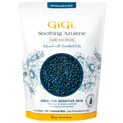 Vista 12 de GiGi - Perlas de cera dura para depilación Infused with Essential Oils, Soothing Formula for Gentle Facial & Delicate Area Waxing Stripless
