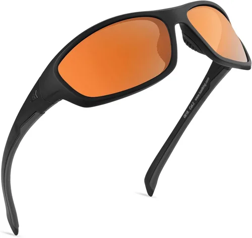 Vista 13 de KastKing Hiwassee - Gafas de sol deportivas polarizadas para hombres y mujeres, gafas de sol envolventes para pesca, ciclismo y correr, protección UV