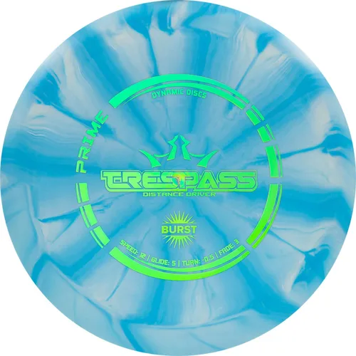 Vista 6 de Dynamic Discs Prime Burst Trespass Disc Golf Driver, disco de golf Frisbee para hombres y mujeres, conductor de distancia máxima, patrón de vuelo
