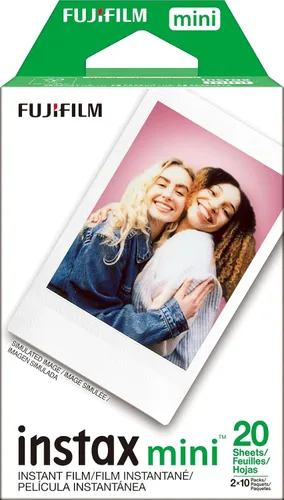 Vista 3 de Fujifilm Paquete de película instantánea Instax Mini Twin Pack con marco para impresiones Instax Mini (20 hojas)