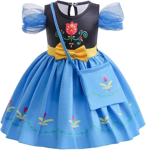 Vista 5 de REXREII Disfraces de princesa para Halloween, carnaval, Navidad, cumpleaños, concurso, fiesta, verano, vestido de tul